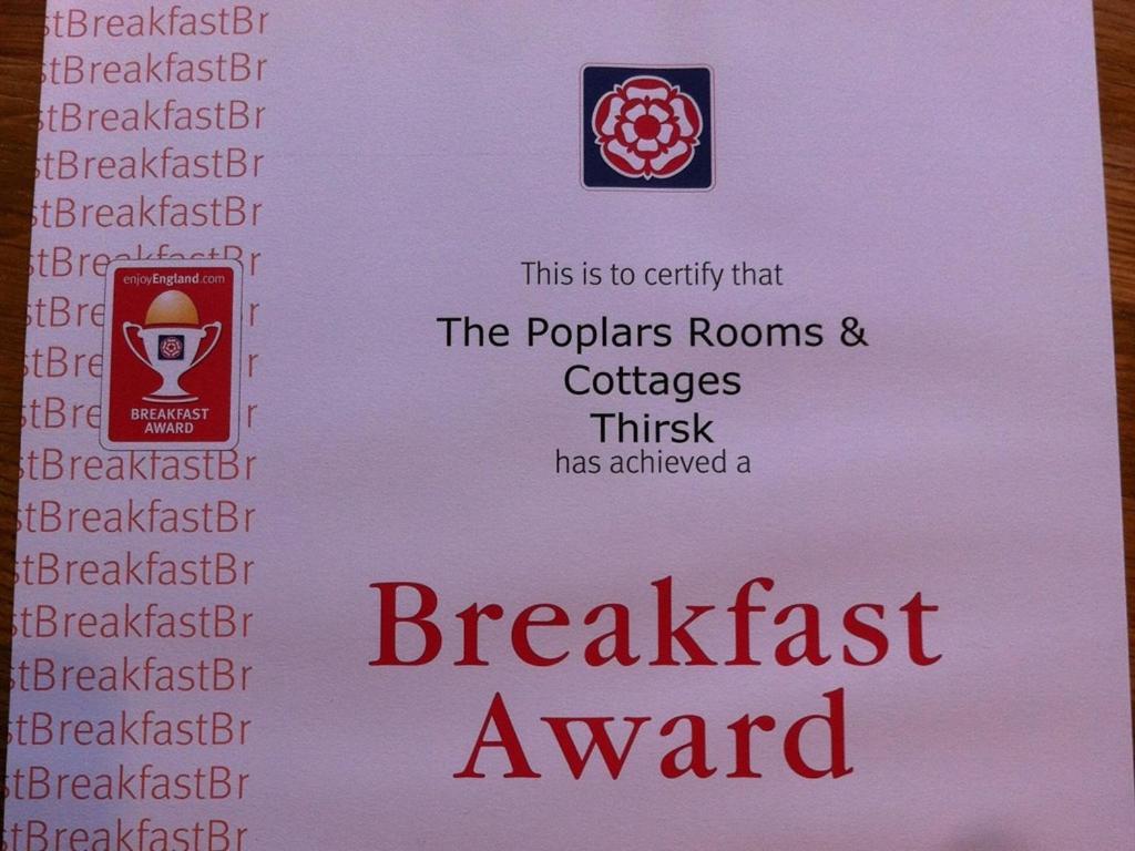 The Poplars Rooms & Cottages Thirsk Eksteriør billede